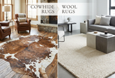 Cowhide Rugs vs Wool Rugs – Which Is Better for Your Home?