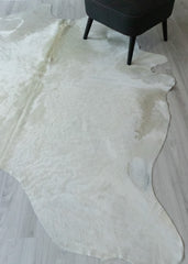 (Rare) Off White Cowhide Rug (Size: 240 X 200 CM) CHR2393
