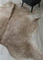 (Rare) Gris Tan Cowhide Rug (Size: 240 x 220 CM) CHR2409