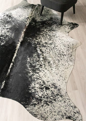 Salt Pepper Black & White Cowhide Rug (Size: 250 X 200 CM) CHR2421