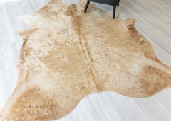(Rare) Palomino Cowhide Rug (Size: 240 X 210 CM) CHR2388