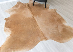 (Rare) Palomino Cowhide Rug (Size: 240 X 220 CM) CHR2389