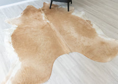 (Rare) Palomino Cowhide Rug (Size: 240 X 220 CM) CHR2377
