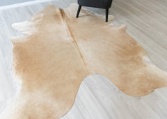 (Rare) Palomino Cowhide Rug (Size: 230 X 200 CM) CHR2378
