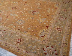 Oriental Heritage Sumac Agra Hand-Knotted Wool Rug