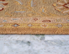 Oriental Heritage Sumac Agra Hand-Knotted Wool Rug