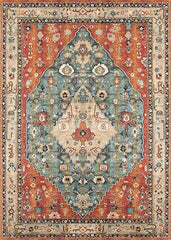Multi-Colour Vintage Area Rug