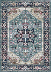 Multi-Colour Vintage Area Rug