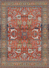 Multi-Colour Vintage Area Rug