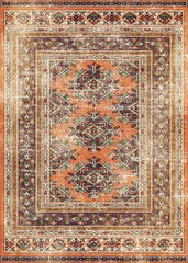 Multi-Colour Geometrical Area Rug