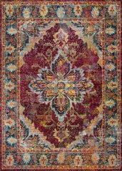 Multi-Colour Vintage Area Rug
