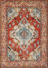 Multi-Colour Vintage Area Rug