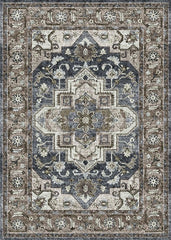 Blue And Brown Vintage Area Rug