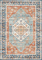 Multi-Colour Vintage Area Rug