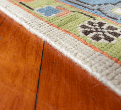 Oriental Heritage Bhadohi Hand-Knotted Wool Indian Rug