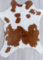 Calfskin - Brown & White