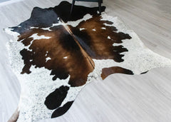 Reddish Cowhide Rug (Size: 210 X 200 CM) CHR1945