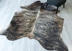 Dark Brindle Cowhide Rug (Size: 230 X 170 CM) CHR1938