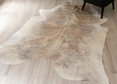 (Rare) Light Brindle Cowhide Rug (Size: 220 X 190 CM) CHR1897