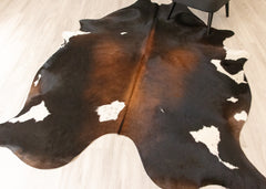 Reddish Cowhide Rug (Size: 260 X 180 CM) CHR2201
