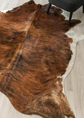 Dark Brindle Cowhide Rug (Size: 230 X 200 CM) CHR2530