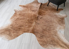 Light Brindle Cowhide Rug (Size: 260 X 230 CM) CHR2539