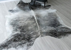 (Rare) Grey Brindle Cowhide Rug (Size: 260 X 220 CM) CHR2546