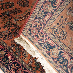 Oriental Agra Hand-Knotted Wool Hallway Indian Runner Rug - 75 x 270 CM