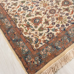 Oriental Agra Hand-Knotted Wool Hallway Indian Runner Rug 85 x 250 CM