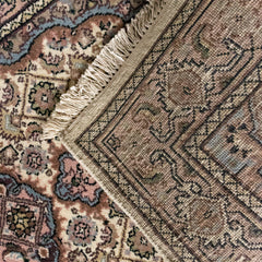 Oriental Agra Hand-Knotted Wool Hallway Indian Runner Rug – 84 x 340 CM