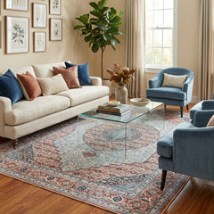 Multi-Colour Vintage Area Rug