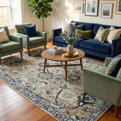 Multi-Colour Vintage Area Rug