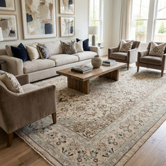 Vintage Arak Hand-Knotted Wool Persian Rug (Size: 290 X 410 CM)
