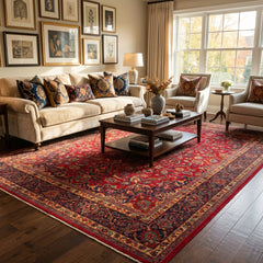 Vintage Yazd Hand-Knotted Wool Persian Rug (Size: 300 X 380 CM)