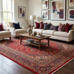 Vintage Ardakan Hand-Knotted Wool Persian Rug (Size: 250 X 340 CM)