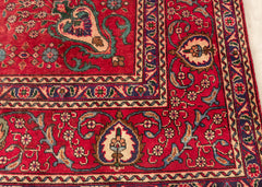 Vintage Tabriz Hand-Knotted Wool Persian Rug (Size: 300 X 380 CM)