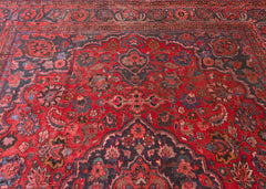 Vintage Azghand Hand-Knotted Wool Persian Rug (Size: 305 X 390 CM)