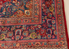 Vintage Sabzevar Hand-Knotted Wool Persian Rug (Size: 300 X 373 CM)