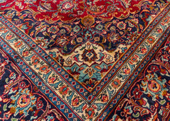 Vintage Kashmar Hand-Knotted Wool Persian Rug (Size: 285 X 390 CM)