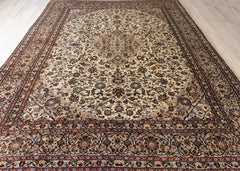 Vintage Nain Hand-Knotted Wool Persian Rug (Size: 285 X 390 CM)