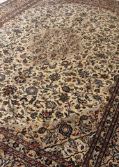 Vintage Nain Hand-Knotted Wool Persian Rug (Size: 285 X 390 CM)