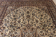 Vintage Nain Hand-Knotted Wool Persian Rug (Size: 285 X 390 CM)