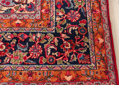 Vintage Sabzevar Hand-Knotted Wool Persian Rug (Size: 300 X 380 CM)