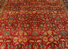 Vintage Moud Hand-Knotted Wool Persian Rug (Size: 295 X 380 CM)