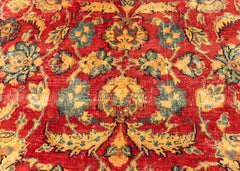 Vintage Moud Hand-Knotted Wool Persian Rug (Size: 295 X 380 CM)