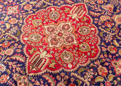 Vintage Tabriz Hand-Knotted Wool Persian Rug (Size: 300 X 385 CM)