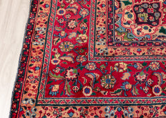 Vintage Sabzevar Hand-Knotted Wool Persian Rug (Size: 290 X 380 CM)