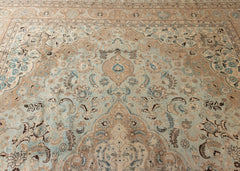 Vintage Nain Hand-Knotted Wool Persian Rug (Size: 300 X 390 CM)