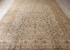 Vintage Isfahan Hand-Knotted Wool Persian Rug (Size: 280 X 400 CM)