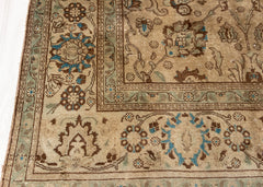 Vintage Tabriz Muted Hand-Knotted Wool Persian Rug (Size: 305 X 400 CM)